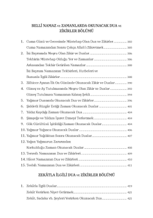 Ezkâr - Dualar ve Zikirler - 10