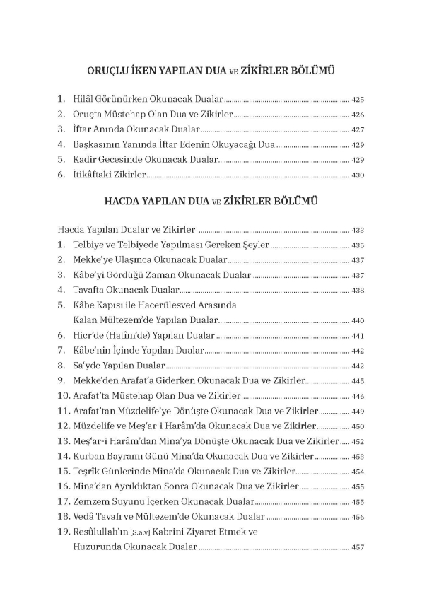 Ezkâr - Dualar ve Zikirler - 11