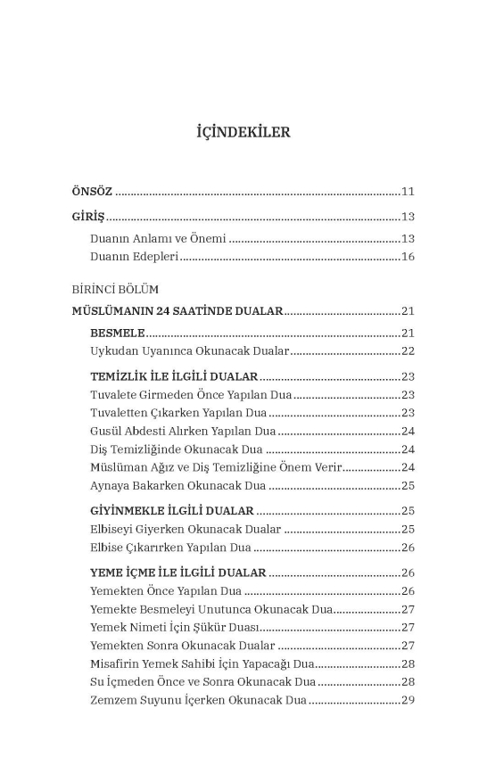 Müslümanın 24 Saatinde Günlük Dualar - 2