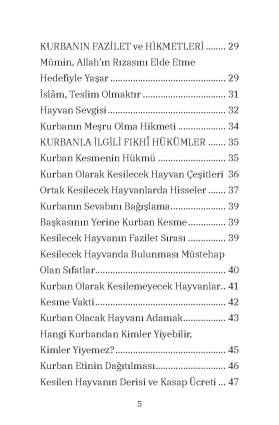 Şafii Mezhebine Göre KURBAN - 3